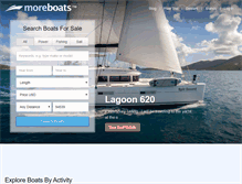 Tablet Screenshot of moreboats.com